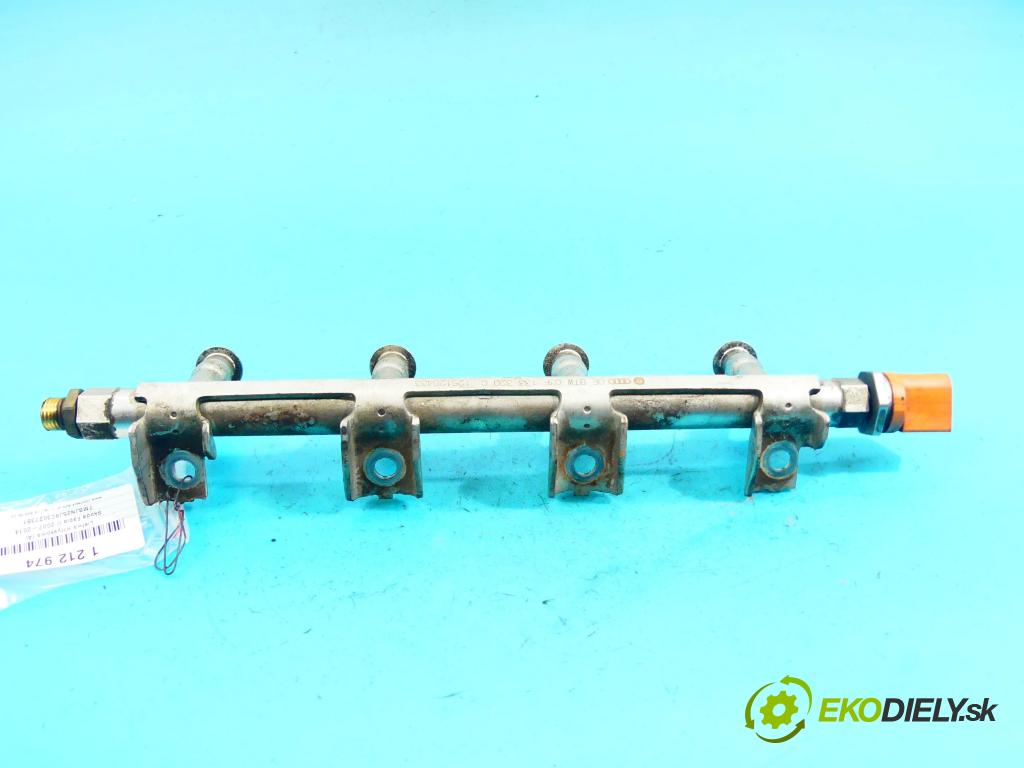 Skoda Fabia II 2007-2014 1.2 TSI 105 HP manual 77 kW 1197 cm3 5- lišta vstrekovacia 03F133320C (Vstrekovacie lišty)