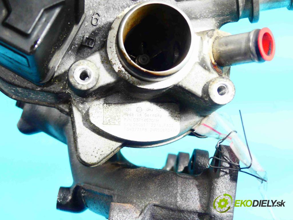 Skoda Fabia II 2007-2014 1.2 TSI 105 HP manual 77 kW 1197 cm3 5- turbodúchadlo, turbo 03F145725G (Turbodúchadlá (kompletné))