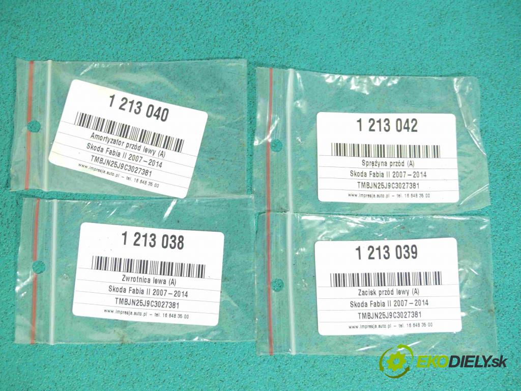 Skoda Fabia II 2007-2014 1.2 TSI 105 HP manual 77 kW 1197 cm3 5- náboj ľavé  (Náboje)