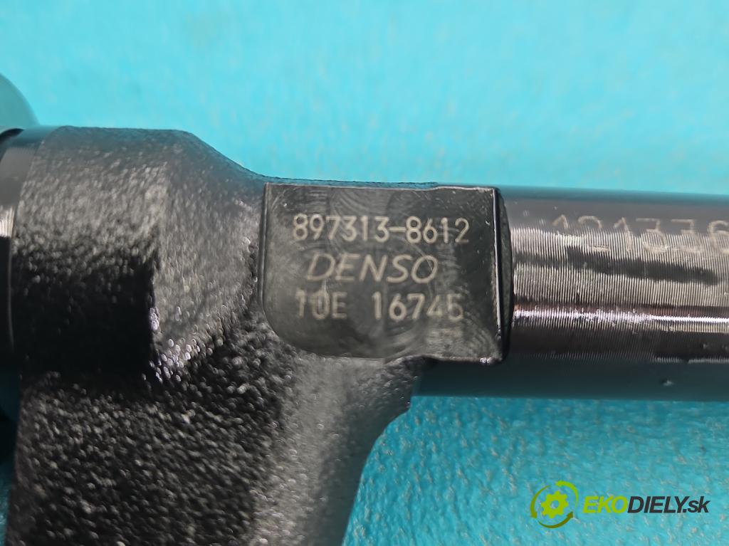 Opel Combo C 2001-2011 1.7 cdti 101 hp manual 74 kW 1686 cm3 5- vstřikovač 897313-8612 (Vstřikovač paliva)