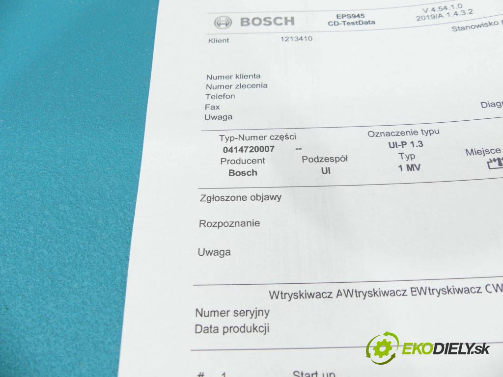 Vw Golf IV 1997-2003 1.9 tdi 116 HP manual 85 kW 1896 cm3 3- vstrekovacie čerpadlo 0414720007 (Vstrekovače)
