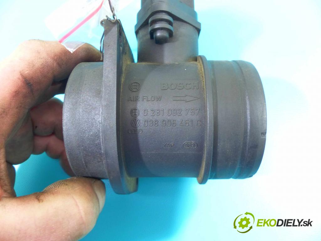 Vw Golf IV 1997-2003 1.9 tdi 116 HP manual 85 kW 1896 cm3 3- průtokoměr: 0281002757 (Váhy vzduchu)