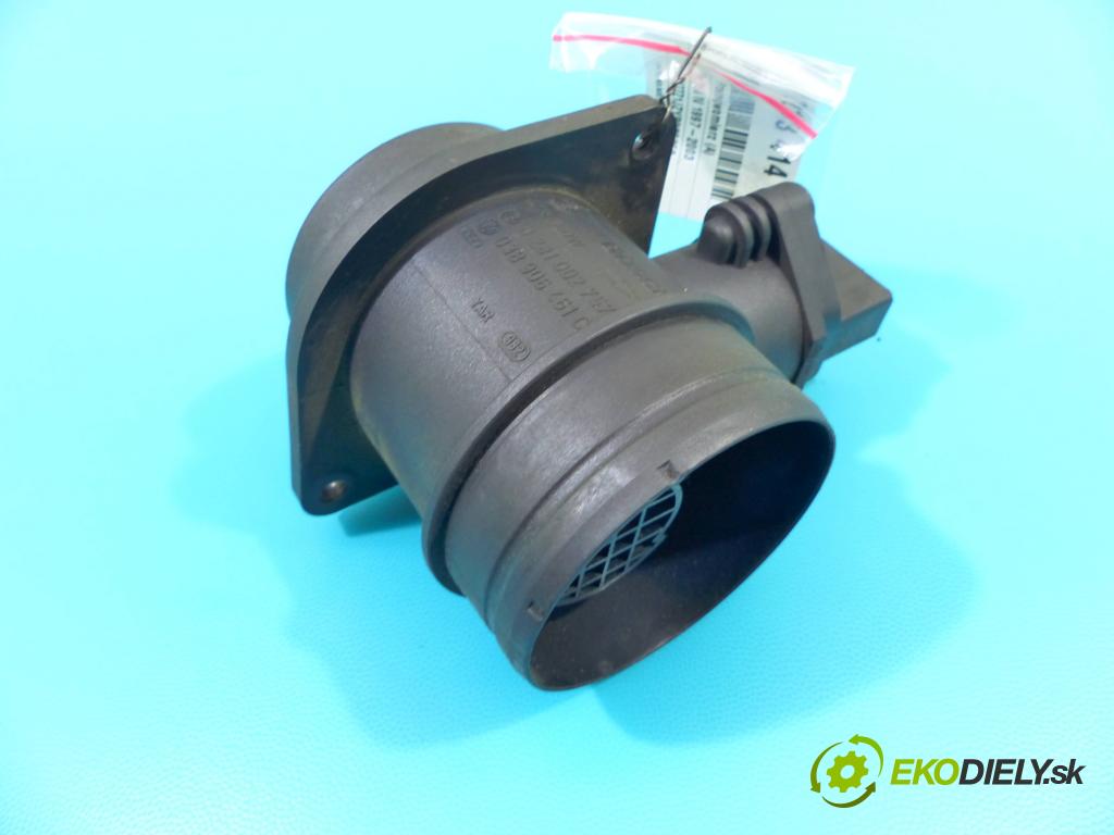 Vw Golf IV 1997-2003 1.9 tdi 116 HP manual 85 kW 1896 cm3 3- průtokoměr: 0281002757 (Váhy vzduchu)