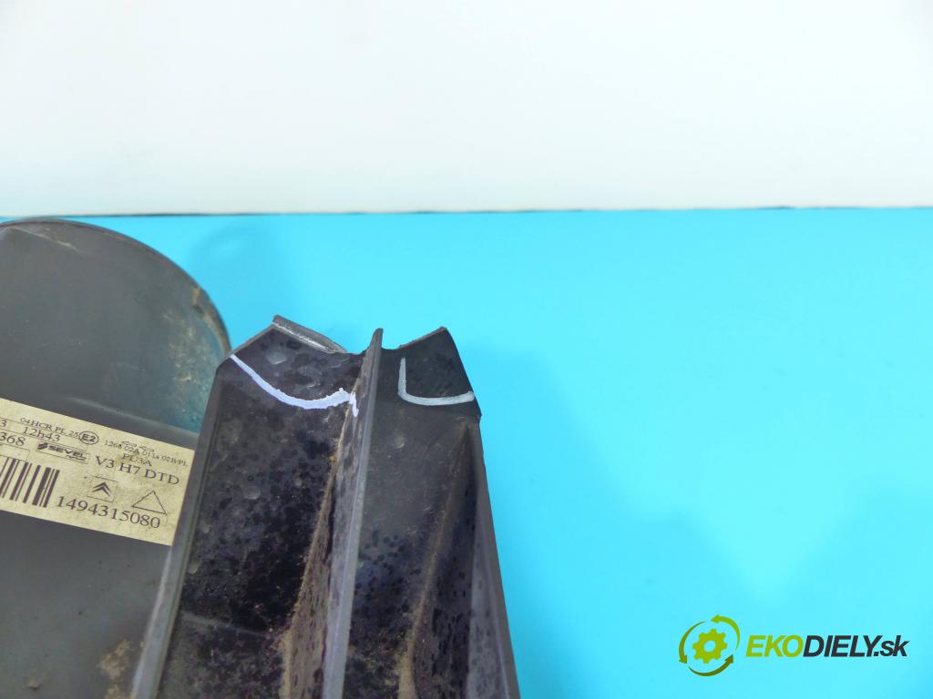 Citroen C8 2002-2014 2.0 16v 136 HP manual 100 kW 1997 cm3 5- Reflektor: pravý 89006368 (Pravé)