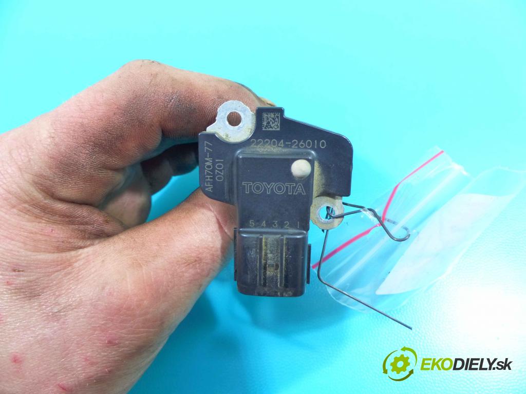 Toyota Avensis III T27 2009-2018 2.0 D4D 126 HP manual 93 kW 1998 cm3 4- průtokoměr: 22204-26010 (Váhy vzduchu)