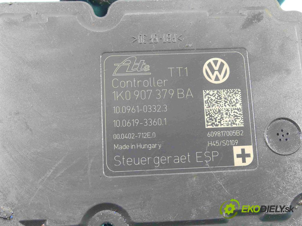 Skoda Yeti 2009-2012 1.8 TSI 160 HP manual 118 kW 1798 cm3 5- čerpadlo abs 1K0614517CM (Pumpy ABS)