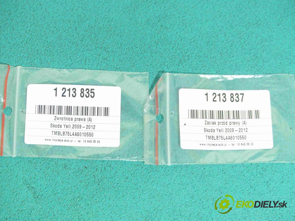 Skoda Yeti 2009-2012 1.8 TSI 160 HP manual 118 kW 1798 cm3 5- náboj pravé  (Náboje)