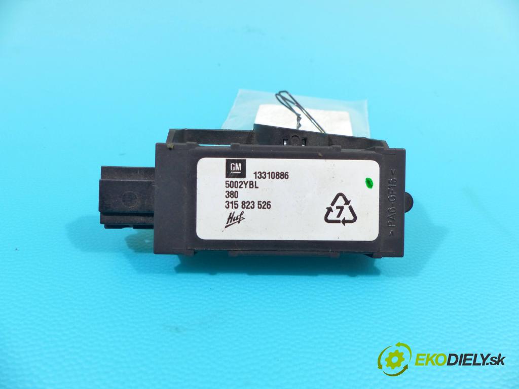 Opel Meriva B 2010-2017 1.7 cdti 110 HP manual 81 kW 1686 cm3 5- snímač šokovat: 13310886 (Snímače nárazu)