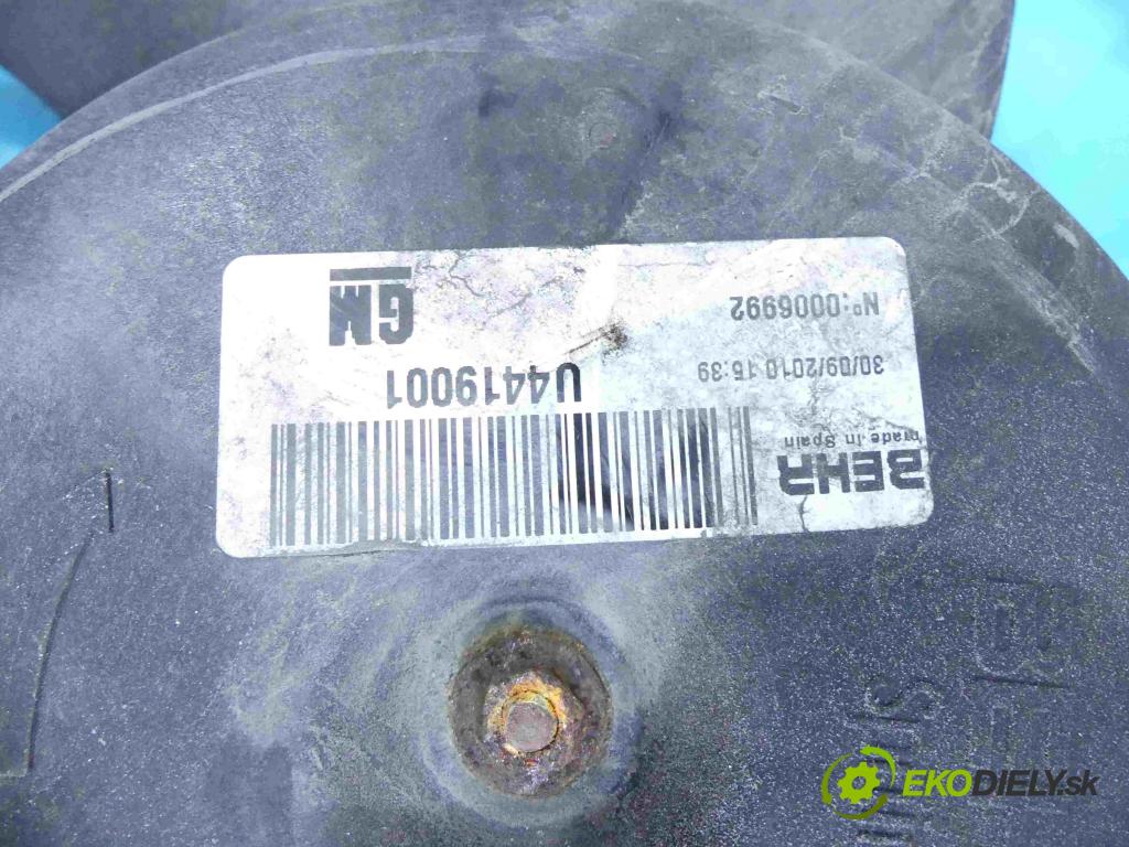 Opel Meriva B 2010-2017 1.7 cdti 110 HP manual 81 kW 1686 cm3 5- Ventilátor chladiča 13330998