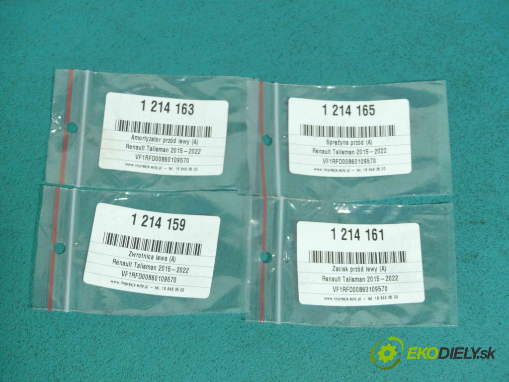 Renault Talisman 2015-2022 1.6 dci 131 HP manual 96 kW 1598 cm3 5- náboj ľavé  (Náboje)