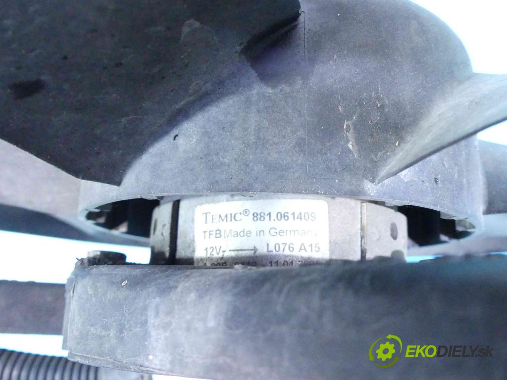 Vw Fox 1.2 6V 54 HP manual 40 kW 1198 cm3 3- Ventilátor chladiča 6Q0121207E