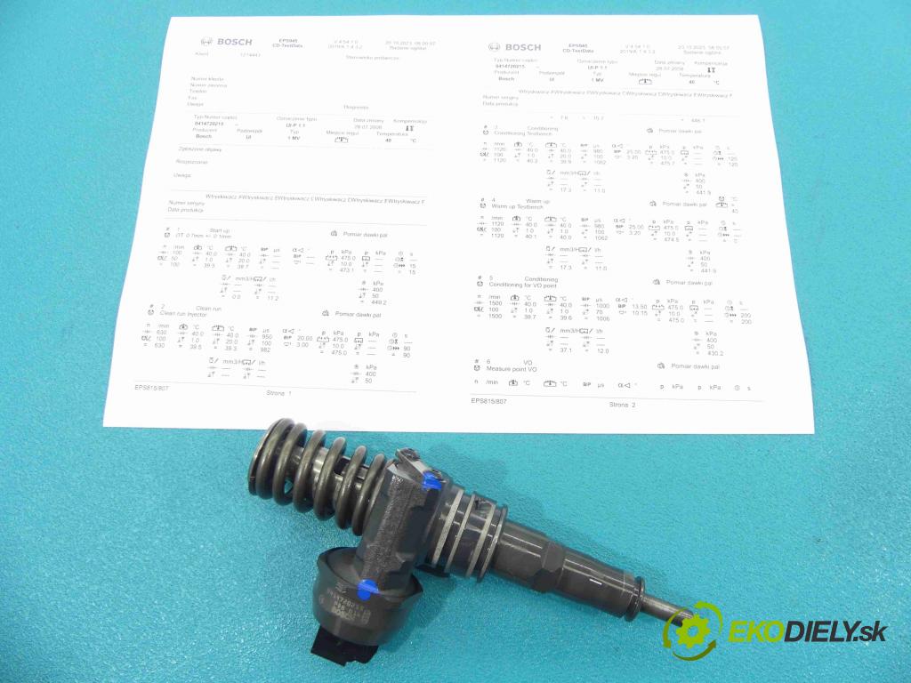 Vw Golf IV 1997-2003 1.9 tdi 101 HP manual 74 kW 1896 cm3 5- vstrekovacie čerpadlo 0414720215 (Vstrekovače)
