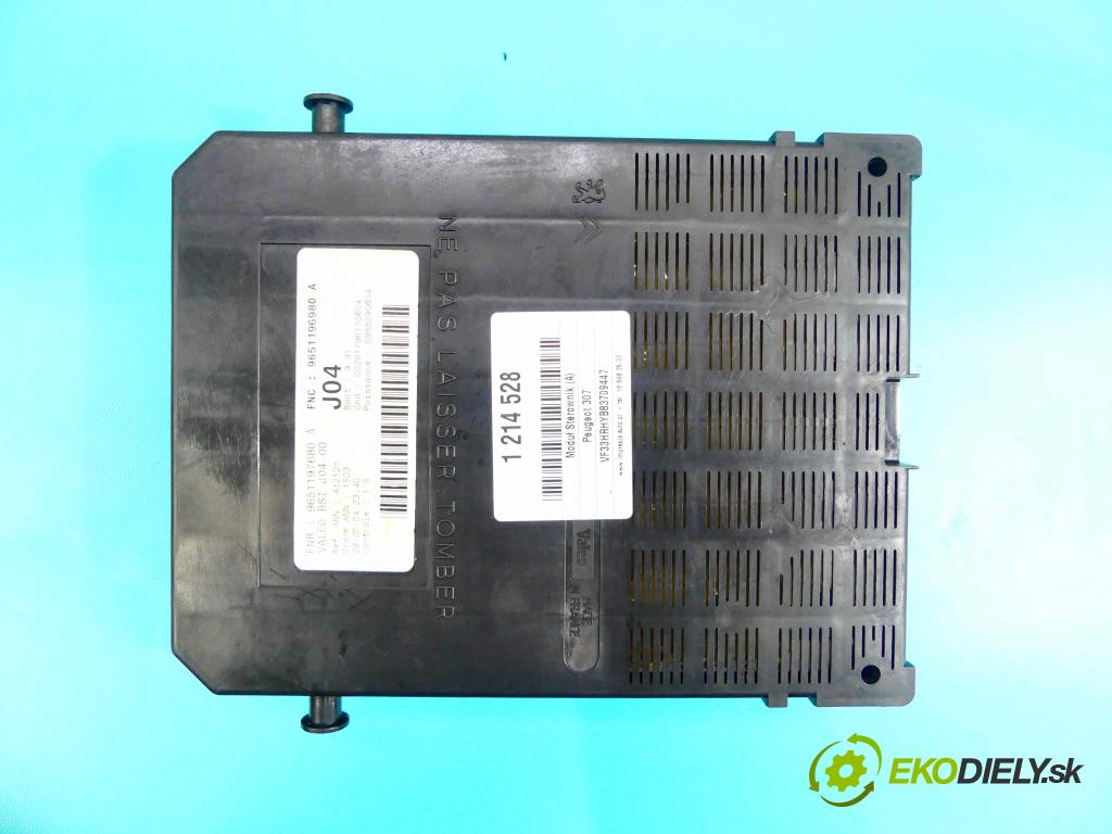 Peugeot 307 2.0 hdi 90 HP manual 66 kW 1997 cm3 5- modul riadiaca jednotka 9651197680A (Ostatné)