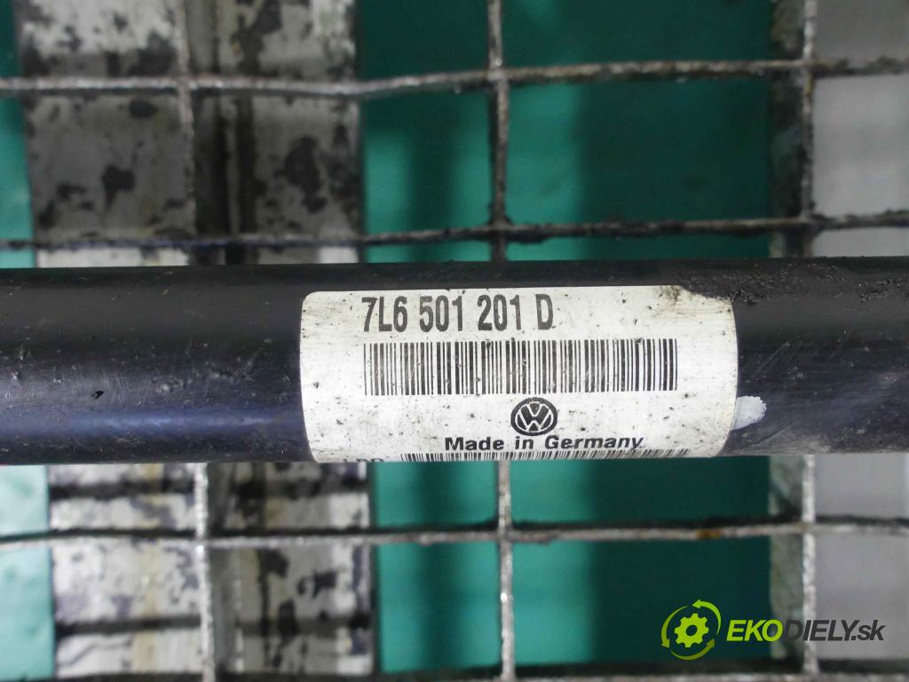 Vw Touareg I 2002-2010 2.5 tdi 174 HP automatic 128 kW 2461 cm3 5- poloos ľavé 7L6501201D (Poloosy)