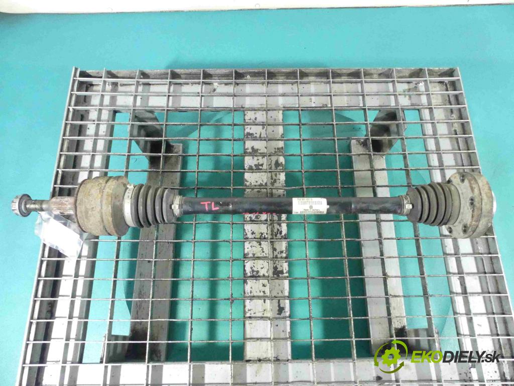 Vw Touareg I 2002-2010 2.5 tdi 174 HP automatic 128 kW 2461 cm3 5- poloos ľavé 7L6501201D (Poloosy)