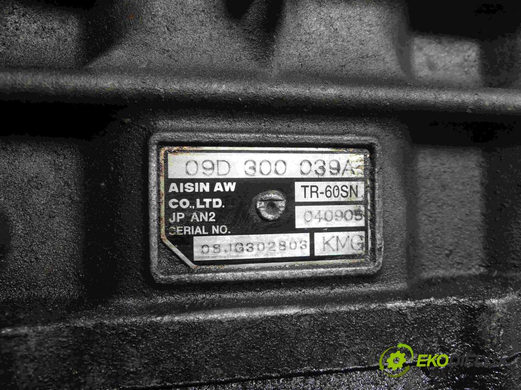 Vw Touareg I 2002-2010 2.5 tdi 174 HP automatic 128 kW 2461 cm3 5- prevodovka stupeň,rýchlosť automat KMG