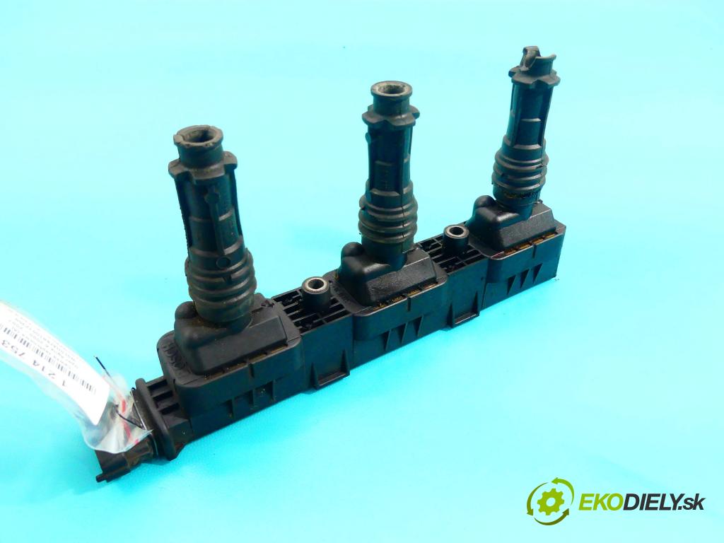 Opel Agila A 2000-2007 1.0 12v 58 HP manual 43 kW 973 cm3 5- cievka zapaľovacia 0221503014 (Zapaľovacie cievky, moduly)