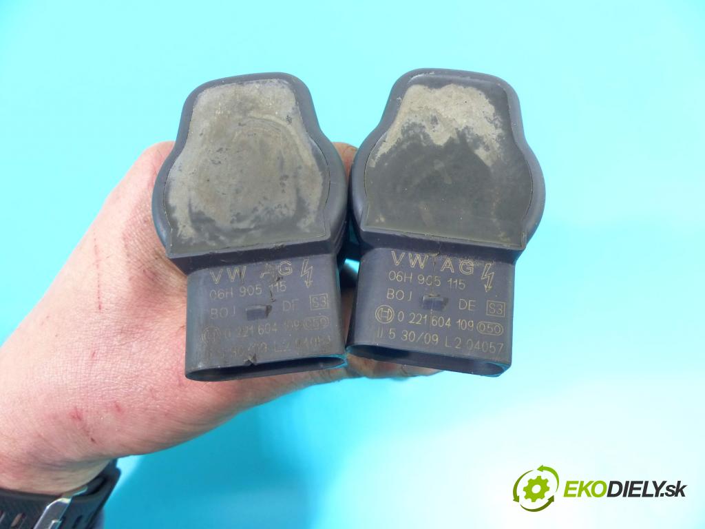 Skoda Yeti 2009-2012 1.8 TSI 160 HP manual 118 kW 1798 cm3 5- cievka zapaľovacia 0221604115 (Zapaľovacie cievky, moduly)