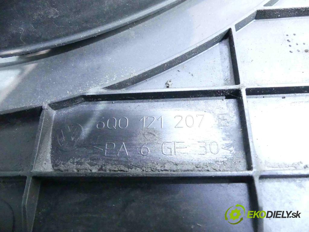 Vw Fox 1.2 6v 54 HP manual 40 kW 1198 cm3 3- Ventilátor chladiča 6Q0121207E