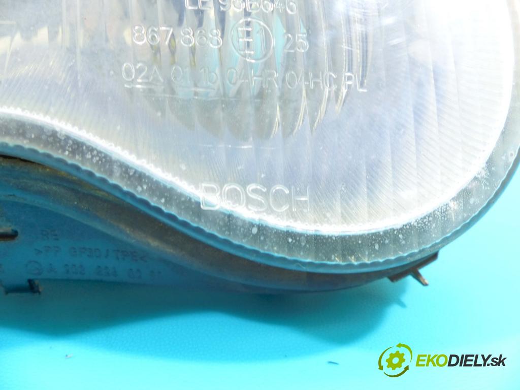 Mercedes C W203 2000-2007 2.0 129 HP manual 95 kW 1998 cm3 4- Reflektor: pravý 0301166202 (Pravé)