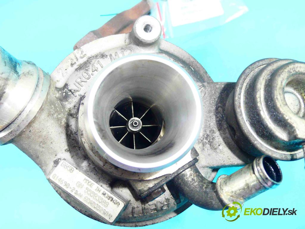 Opel Astra IV 2009-2015 1.6 cdti 110 HP manual 81 kW 1598 cm3 5- turbodúchadlo, turbo 814698-2 (Turbodúchadlá (kompletné))