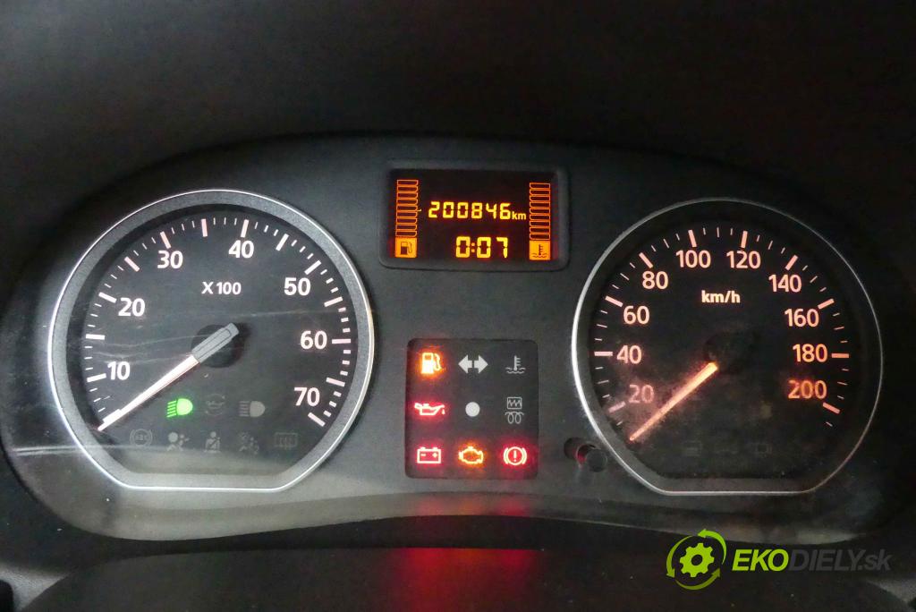 Dacia Sandero I 2008-2012 1.6 8v 84KM manual 62 kW 1598 cm3 5- Přístrojová deska 21677499-2 (Přístrojové desky, displeje)