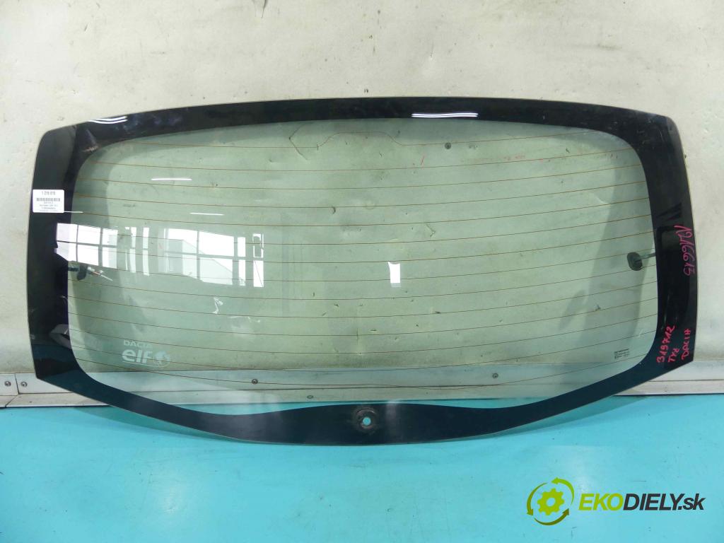 Dacia Sandero I 2008-2012 1.6 8v 84KM manual 62 kW 1598 cm3 5- sklo zadní  (Okna zadní)