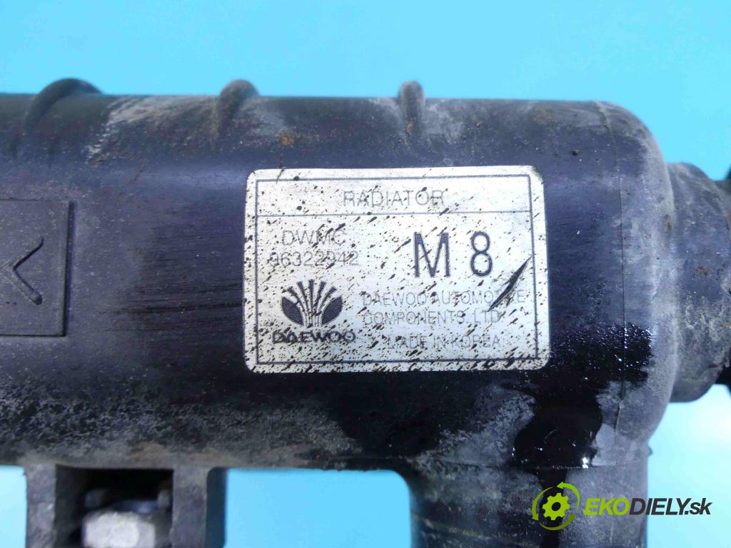 Daewoo Matiz 1.0 64 HP manual 47 kW 995 cm3 5- chladič 96322942 (Chladiče)