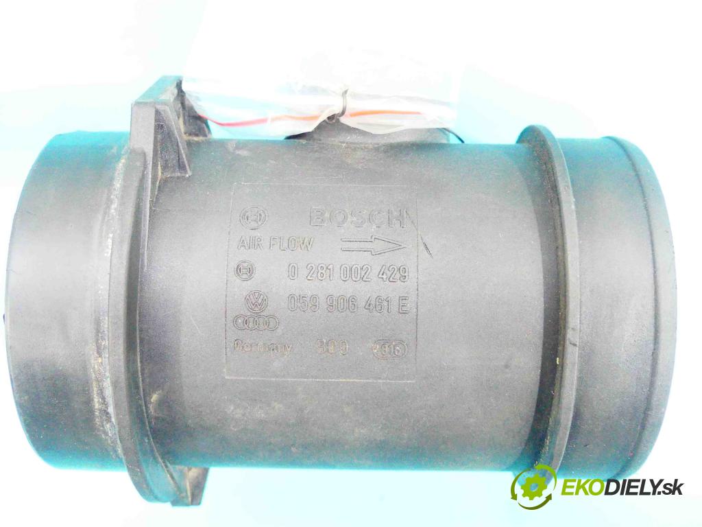 Vw Passat B5 1995-2005 2.5 tdi 150 HP manual 110 kW 2496 cm3 5- průtokoměr: 0281002429 (Váhy vzduchu)