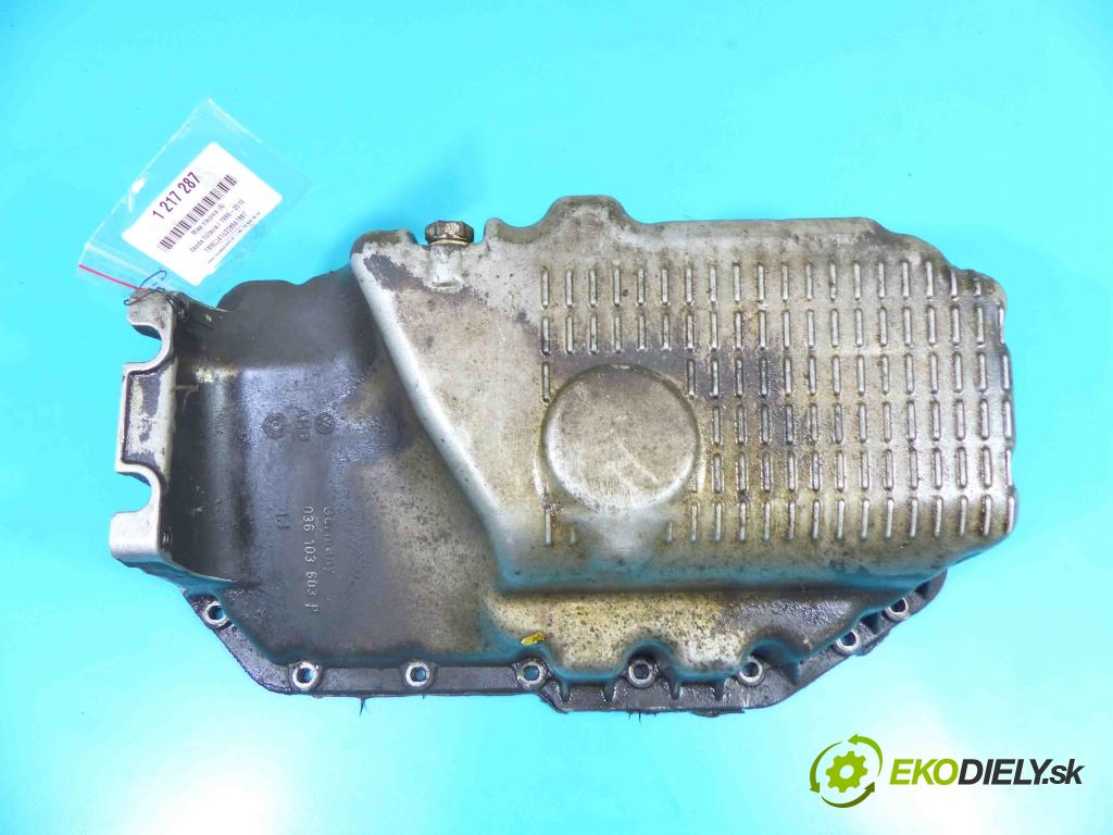 Skoda Octavia I 1996-2010 1.6 75 HP manual 55 kW 1598 cm3 5- vaňa olejová 036103603P (Olejové vane)