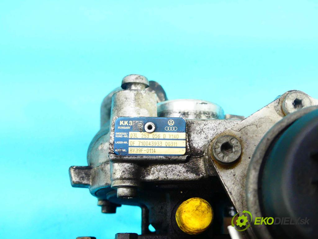 Seat Ibiza IV 6J 2008-2017 1.6 tdi 90 HP manual 66 kW 1598 cm3 5- turbodúchadlo, turbo 03L253056D (Turbodúchadlá (kompletné))