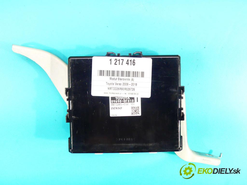 Toyota Verso 2009-2018 2.0 D4D 126 HP manual 93 kW 1998 cm3 5- riadiaca jednotka ostatné 89690-0F010