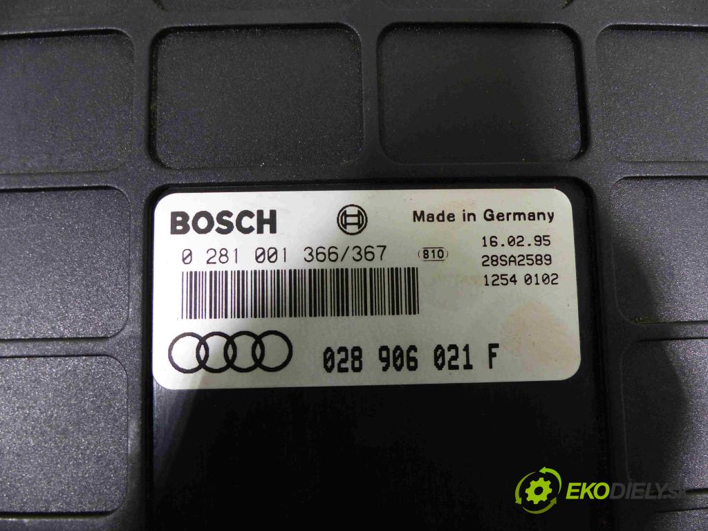 Audi A4 B5 1994-2001 1.9 tdi 90 HP manual 66 kW 1896 cm3 4- Jednotka riadiaca 0281001366
