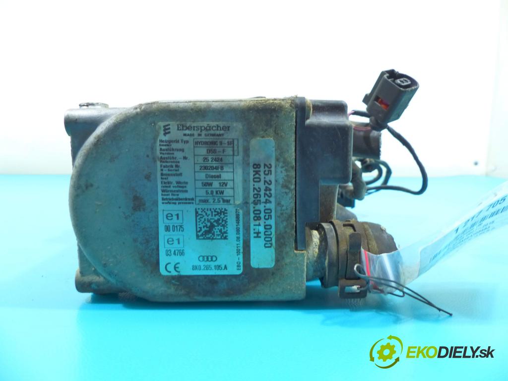 Audi A4 B8 2007-2015 2.0 tdi 143 hp manual 105 kW 1968 cm3 4- Webasto 8K0265081H (Webasto ohřívače)