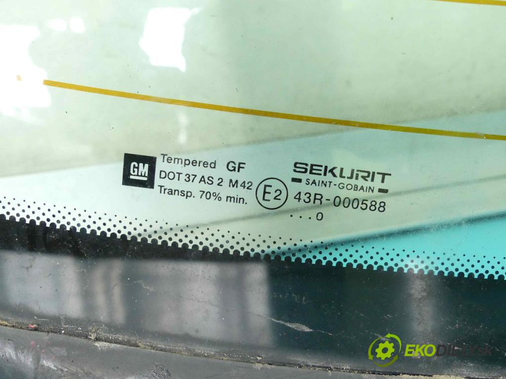 Opel Astra II 1998-2009 1.8 16v 116 hp manual 85 kW 1796 cm3 2- sklo zadní  (Okna zadní)