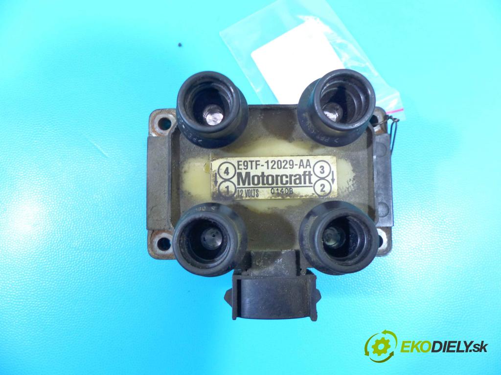 Mazda 626 2.0 16v 116 HP manual 85 kW 1991 cm3 4- cievka zapaľovacia E9TF-12029-AA (Zapaľovacie cievky, moduly)