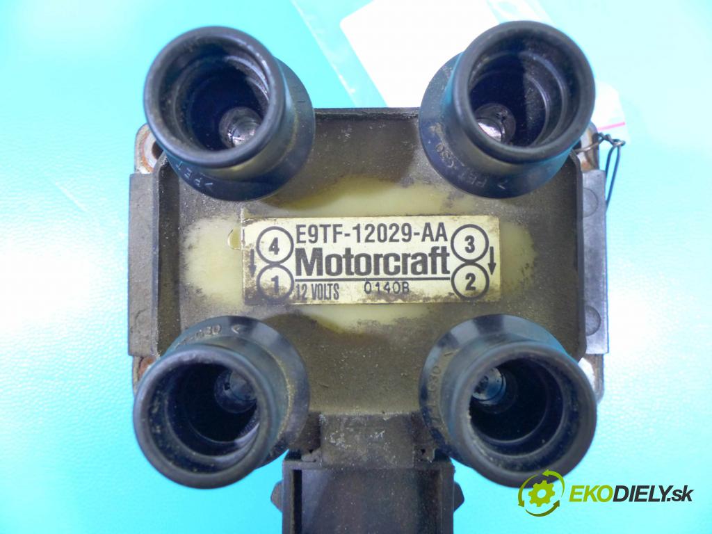 Mazda 626 2.0 16v 116 HP manual 85 kW 1991 cm3 4- cievka zapaľovacia E9TF-12029-AA (Zapaľovacie cievky, moduly)