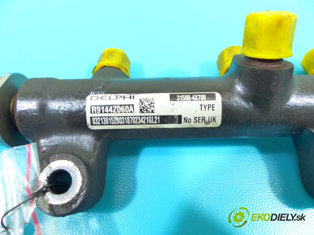 Kia Carnival 1999-2005 2.9 crdi 145 HP manual 106,3 kW 2902 cm3 5- lišta vstrekovacia R9144Z060A (Vstrekovacie lišty)