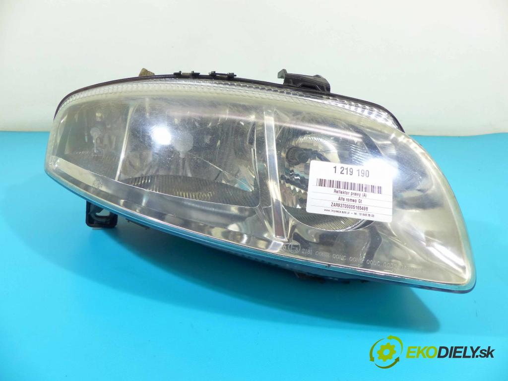 Alfa romeo Gt 2.0 16v 166 HP manual 122 kW 1970 cm3 3- Reflektor: pravý  (Pravé)
