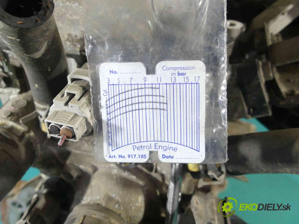 Toyota Yaris I 1999-2005 1.0 vvti 65 HP manual 48 kW 998 cm3 5- motor benzín: 1SZ