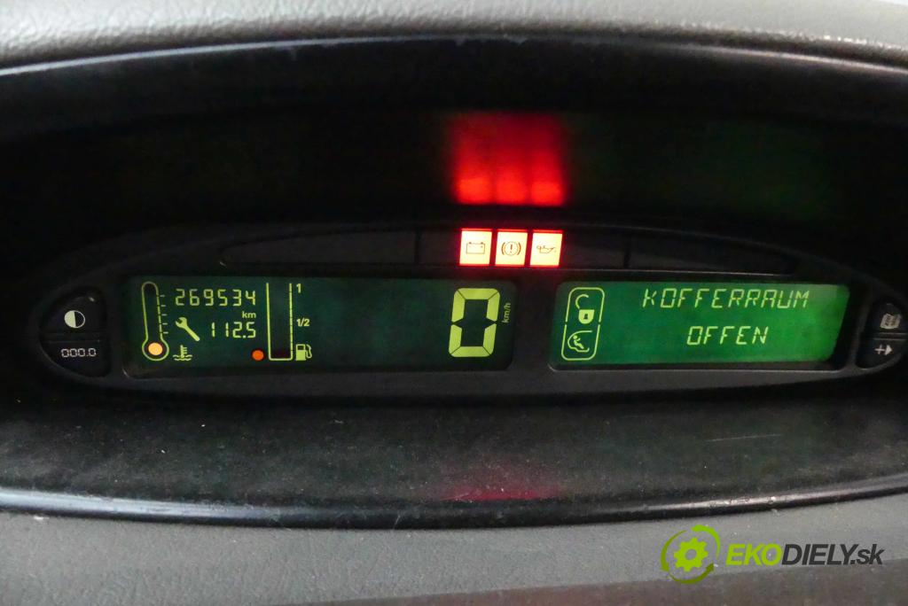 Citroen Xsara Picasso 1.6 8v 95 hp manual 70 kW 1587 cm3 5- Přístrojová deska 9646685580 (Přístrojové desky, displeje)