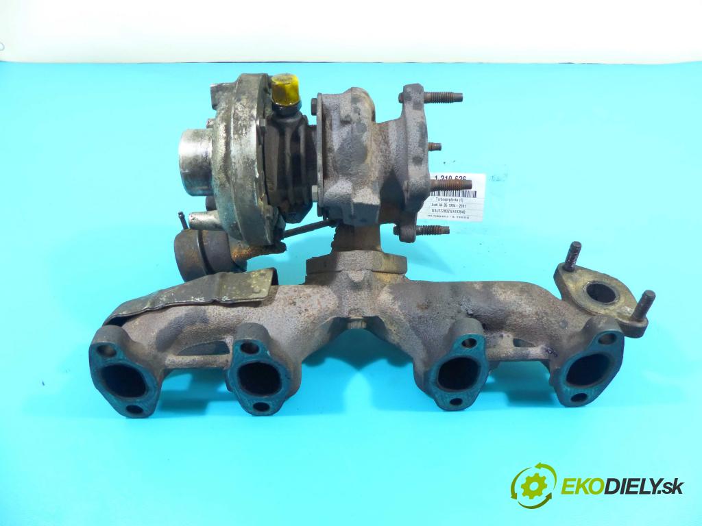 Audi A4 B5 1994-2001 1.9 tdi 90 HP manual 66 kW 1900 cm3 5- turbodúchadlo, turbo 028145702 (Turbodúchadlá (kompletné))