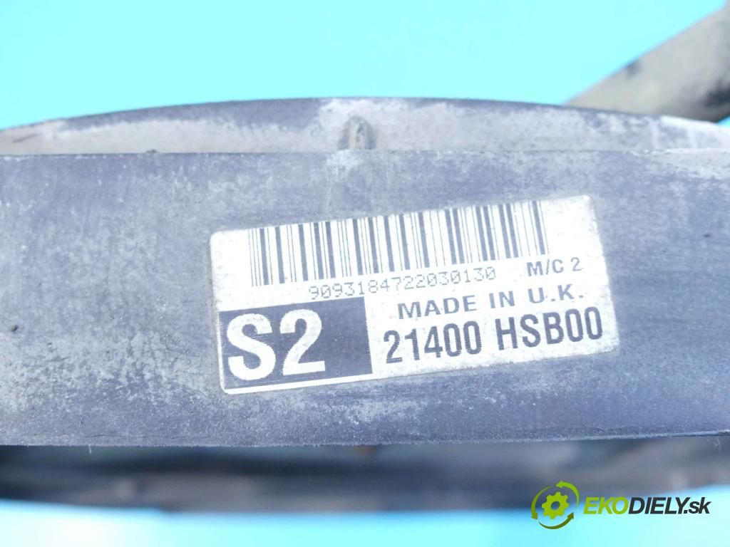 Nissan Almera N16 2000-2006 1.5 16v 98 HP manual 72 kW 1497 cm3 5- Ventilátor chladiča 21400HSB00