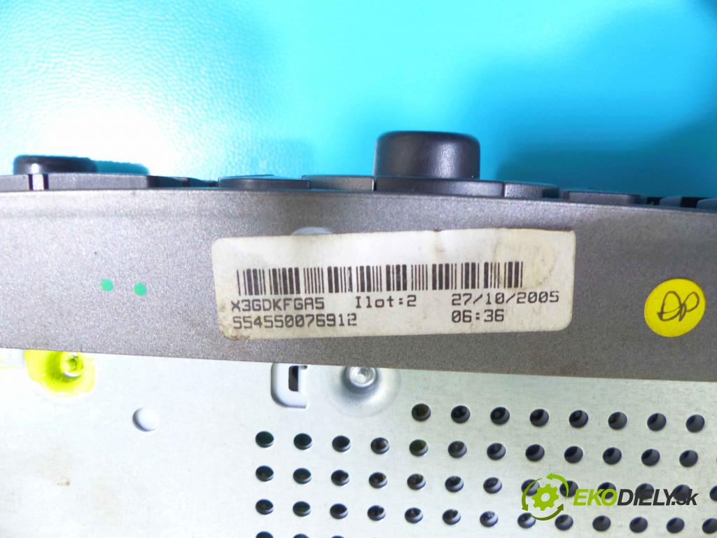 Citroen C5 I 2001-2008 2.0 hdi 136 HP automatic 100 kW 1997 cm3 5- Radio továreň: 96632912YP