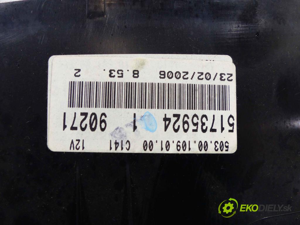 Fiat Croma II 2005-2010 2.4 jtd 200 HP automatic 147 kW 2387 cm3 5- prístrojovka/ budíky 51735924 (Prístrojové dosky, displeje)