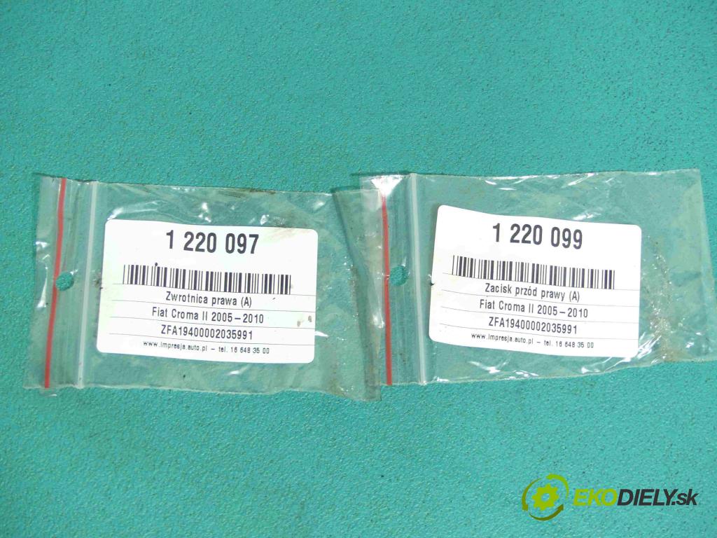 Fiat Croma II 2005-2010 2.4 jtd 200 HP automatic 147 kW 2387 cm3 5- brzdič predné pravý (Ostatné)