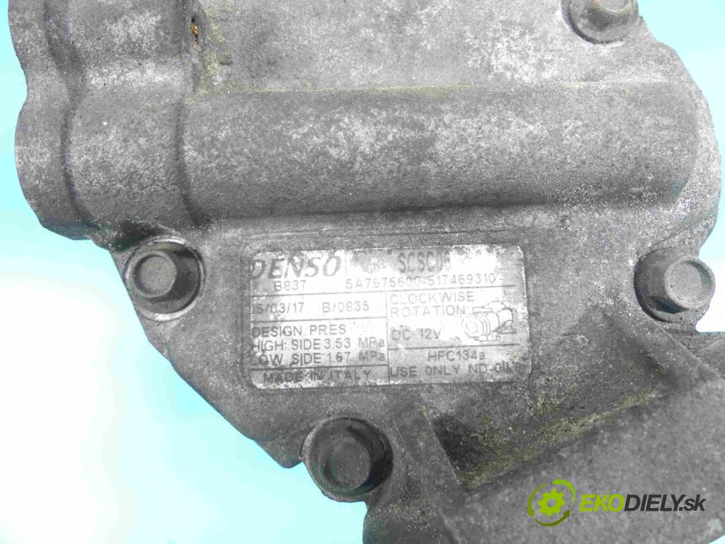 Fiat Punto II 1999-2010 1.9 jtd 101 HP manual 74 kW 1910 cm3 3- čerpadlo klimatizácie 517469310