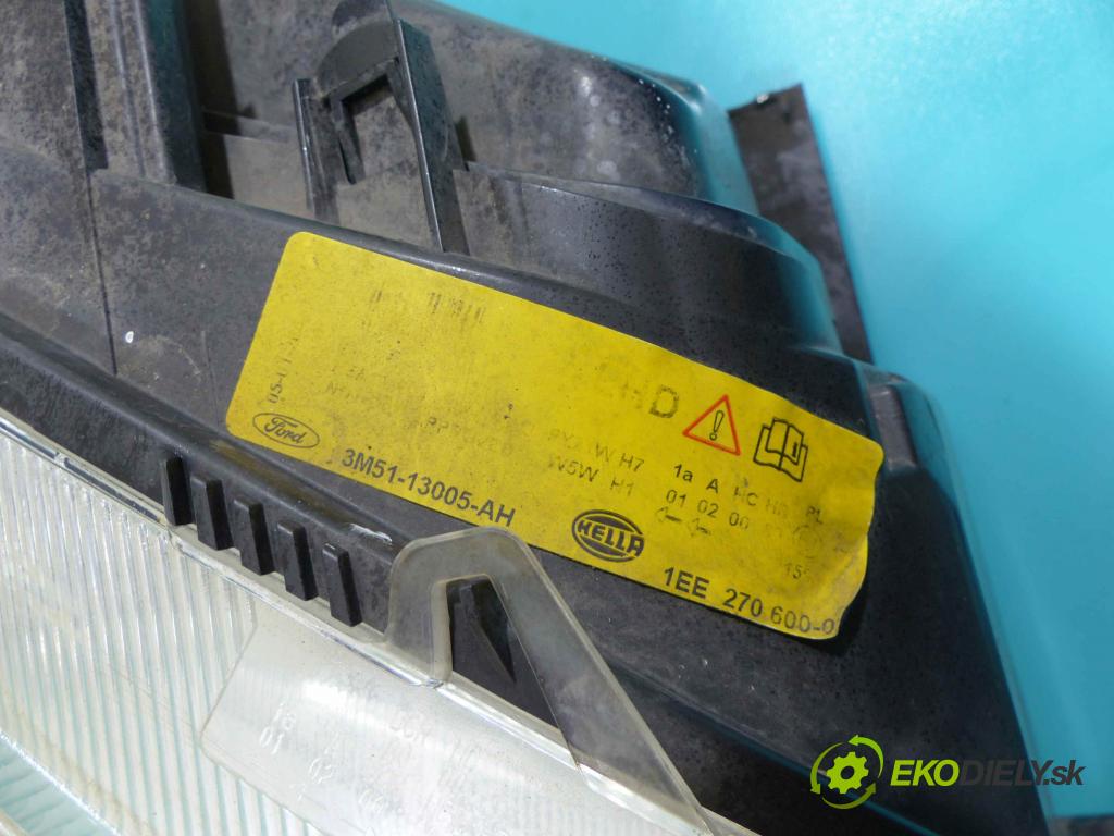 Ford C-Max I 2003-2010 1.8 16v 120 HP manual 88 kW 1798 cm3 5- Reflektor: pravý 3M51-13005-AH (Pravé)