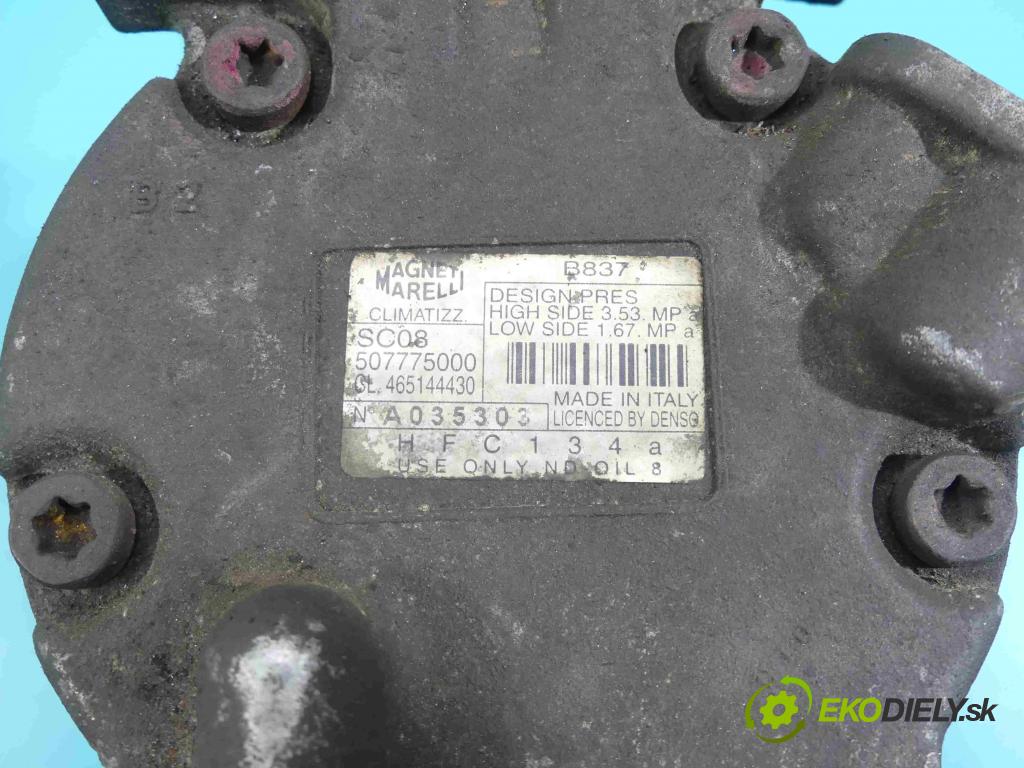 Fiat Brava I 1995-2001 1.2 16v 82 HP manual 60 kW 1242 cm3 5- čerpadlo klimatizácie 507775000