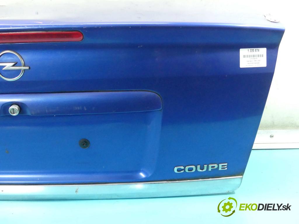 Opel Astra II 1998-2009 2.2 16v 147 hp manual 108 kW 2198 cm3 2- zadní kufrové dveře  (Zadní kapoty)